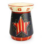 Stripe Star Tart Warmer