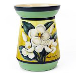 White Flower Vase Tart Warmer